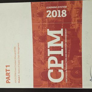 APICS CPIM Part 1 only